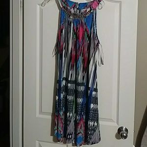 Multi colored flowy dress